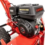 Silnik Loncin G200F w koparce łańcuchowej Cedrus KP02 – zbliżenie rozrusznika ręcznego