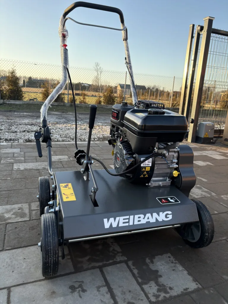 Weibang WB486CRB profesjonalny wertykulator spalinowy widok z przodu